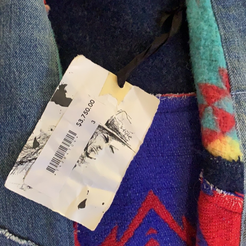 Greg Lauren, Vintage Blanket Scrapwork Kimono GL1 - Picture 11 of 11
